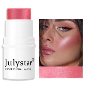 Blush Stick For Cheeks Eyes & Lips Sheer Glow Blendable and Buildable Color 2-in-1 Blush and Cheek Makeup Stick - 3