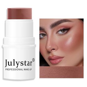 Blush Stick For Cheeks Eyes & Lips Sheer Glow Blendable and Buildable Color 2-in-1 Blush and Cheek Makeup Stick - 6