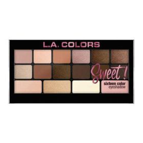 L.A. Colors Sweet! 16 Color Eyeshadow Palette - Charming