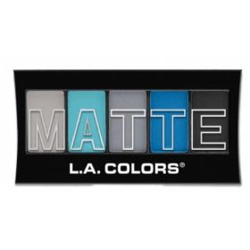 L.A. Colors Matte Eyeshadow - Blue Denim