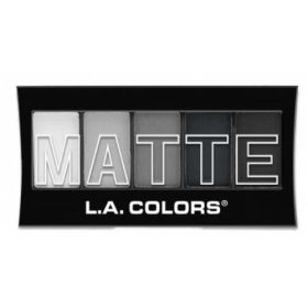 L.A. Colors Matte Eyeshadow - Black Lace