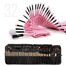 Sculptor 32 Piece High Quality Wooden Makeup Brush Set - White