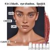 Blush Stick For Cheeks Eyes & Lips Sheer Glow Blendable and Buildable Color 2-in-1 Blush and Cheek Makeup Stick - 2