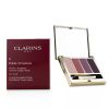 CLARINS - 4 Colour Eyeshadow Palette (Smoothing & Long Lasting) - #07 Lovely Rose 80032008 6.9g/0.2oz - As Picture