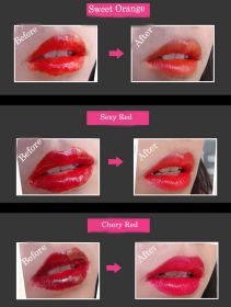 Lip Tattoo (Option: Cherry Red)